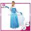 New style frozen princess elsa dress wholesale cosplay costume blue dress for adults