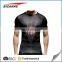 Heathery blank mesh gym shirt fitness dri-fit seamless shirt for mens athletic wear