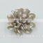 3" Polka Dots Silk Flowers Head Fabric Hair Flower Heads Decoration For Headbands