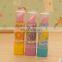 Escolar Kawaii Lipstick Pencil Eraser Stationery High Quality Rubber Eraser School Office Supplies