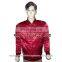 Maroon Satin Varsity Jackets, Burgundy Satin Baseball Jackets