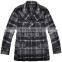 2015 lastest fashion top grade stylish padded trench tweed jacket
