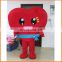 CE red heart mascot costume for adults,used mascot costumes for sale,heart adult mascot costume