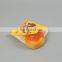 factory price customized sharp bottom grease proof snacks paper bag,laminating wax coated food paper bag