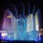 Dancing fountain  Music Fountain light show in the amusement park