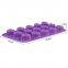 Free Sample Food Grade Heat resistant Nontoxic Silicone Cake Mold Baking Mousse Pudding Mold Tool Love Shape 15holes