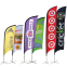 beach flying banner