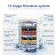 15 stages universal shower water filter with replacement cartridge