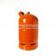 Cheap price 15kg GB5824 ISO4706 empty lpg gas cylinder with valve