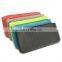 Surface Leather Shape Wallet Purse Lady's Clutch Zipper Pouch Fashion Silicone Bag