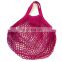 Muti colors and sturdy mesh produce bag carrying tote bag