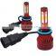 4-Side H11 LED Headlight 6000K 2018 2240W 336000LM Kit Low Beam Bulbs High Power For Chevrolet