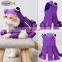 Christmas octopus cat head cover Teddy puppy kitten holiday turn into a headwear hat funny pet toys