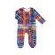 Long Sleeve Baby Rompers Newborn Floral Rompers Footied Pajamas