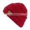 Cute Cozy Chunky Winter Soft Knitted  Baby Hats Fashion Warm Baby Beanies