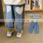 6450 Kids clothing baby girl child jeans korean style fashion casual pants