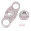 HQJ006 Hongqiang Stainless Portable Sharp Square Cigar Knife cutter Scissors