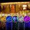 5m 96Leds Christmas Garland LED Curtain Icicle String Light Indoor Drop Party Garden Stage Outdoor Decorative Light