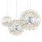 Modern Sparkling LED Stainless Steel Lighting Spark Ball Chandelier Pendant Lamp