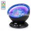 Ocean Wave Music Night Lighting Projector with Built-in Mini Music Player USB Lamp LED Night lights for Baby
