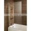 Custom Frameless Tempered Glass Shower Door  Aluminum Frame slide curved bathroom glass shower door