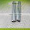bottom door seal brush strip pvc chrome color h shape pvc plastic rubber profile
