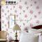 Paved the 3D deep embossed flower warm pastoral style living room sofa background bedroom den -3d wall paper designer wallpape