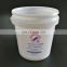 Custom Food Grade 1Gallon  Round  Plastic Bucket with Lid and Handle for Ice Cream
