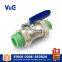 Valogin High quality 90*90 Brass Ball Valve With PPR pipe