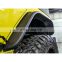 Full set front and rear flat style Wheel Arches Wheel eyebrow fender flares for 2007-2017 Jeep Wrangler JK 4x4 Accessories