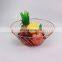 Countertop Fruits Bowl Food Holder Steel Mesh Rack Kitchen Drawer Gold Iron Baskets Metal Fruit Wire Basket