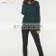 Women Green Sexy Cashmere Sweater Pullover
