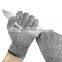 HPPE/conductive yarn touch screen automotive industry EN388 grade 5 structure cut resistant gloves