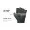 Handlandy Black Cow leather Mens motorcycle exercise Training Outdoor Military Tactical Combat cycle gloves half