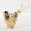 Modern Porcelain Home Decor Luxury Ceramic Gold Vase for Flower Arrangement
