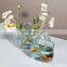 Nordic Home Decoration Transparent Clear Bag Bubble Glass HandBag Flower Vase