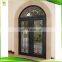 double metal wrought iron tempered glass entry doors