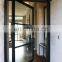 manufacturer price modern metal simple grill horizontal swing design double glazed glass security wrought iron pivot patio doors