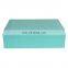 wholesale luxury delicate tiffany blue cardboard and leather jewelry gift boxes