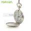 Superman The Man of Steel Superhero Quartz Silvery Case Pocket Watch Chain White Dial Value Quality LPW101