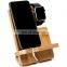 Bamboo Charger Dock Stand Multi Device Charging Station Organizer Holder for Smartphone Cellphone Mobile Phone