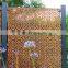 Corten steel screen laser cut and engraved 2mm 3mm thick  pattern customizable indoor/outdoor