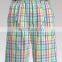 China Made Colorful CVC Seersucker Plaid Fabric for  Shirt & Household Wear