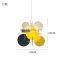 Modern Luxury Living Room Decorative Ceiling Pendant Light Round Acrylic LED Indoor Decoration Chandelier