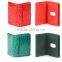 Colorful luxury genuine crocodile leather card holder croco leather business card holder