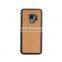 Natural engraving wood mobile phone cover case for Samsung Galaxy S9 plus