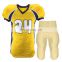 Custom wholesale sublimation American football uniform jersey with graphic designing and Embroidered Patch work