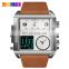 Original manufacturer wholesale big wrist watch brand Skmei 1584 support OEM logo customized dual movement quartz watch