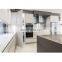 Contemporary grey white design upscale  decoration cupboard simple wood kitchen cabinet design