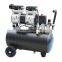 Bison China 24L 750W 8Bar 1 Hp Portable Silent Mini Electric Oil Free Piston Air Compressor 220V